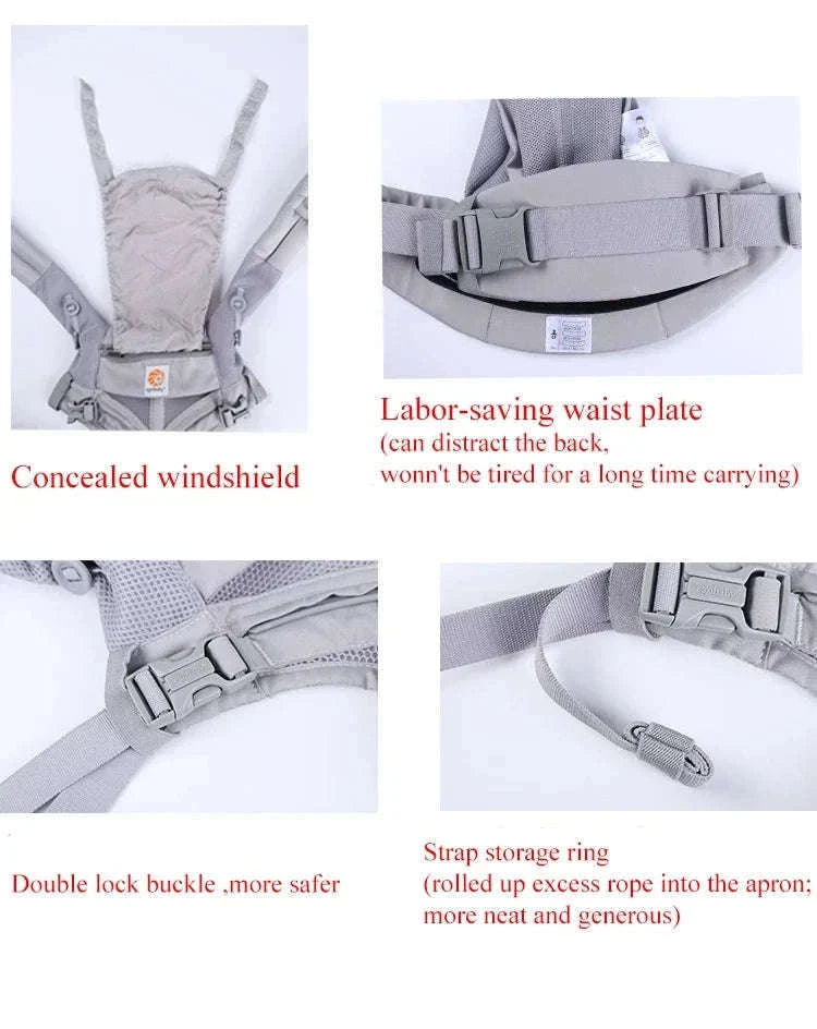 360 Omni Baby Carrier with Breathable Ergonomic Support-Dark Blue