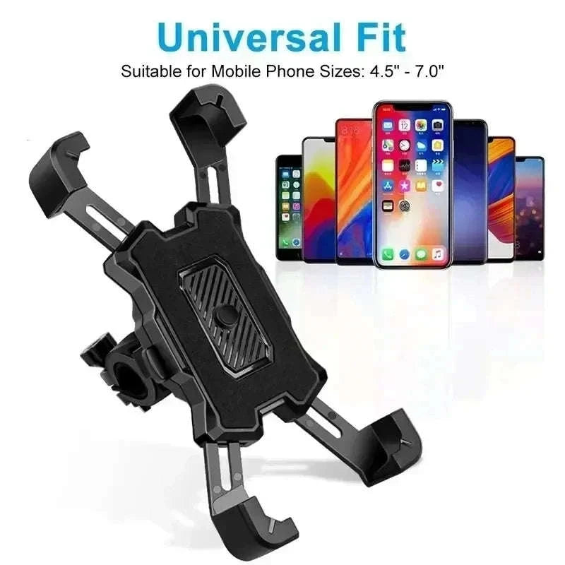 360° Rotatable Phone Mount Universal Shockproof Holder-black