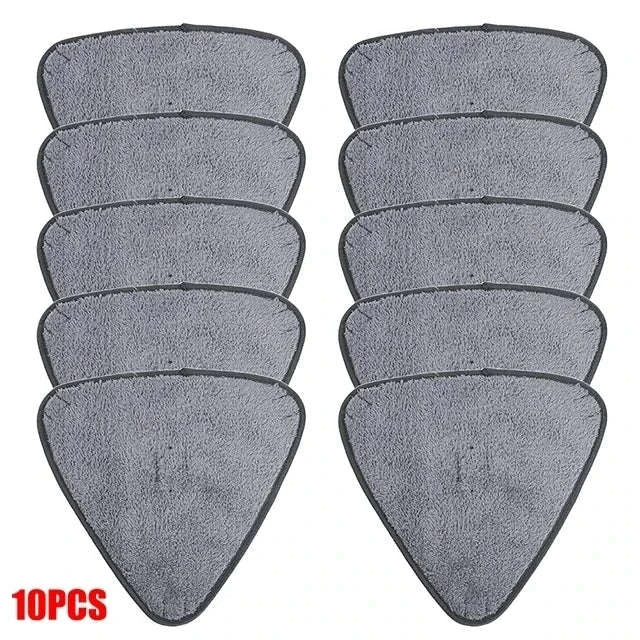 360 Rotatable Triangle Mop with Extendable Handle-Blue 5 pcs cloth