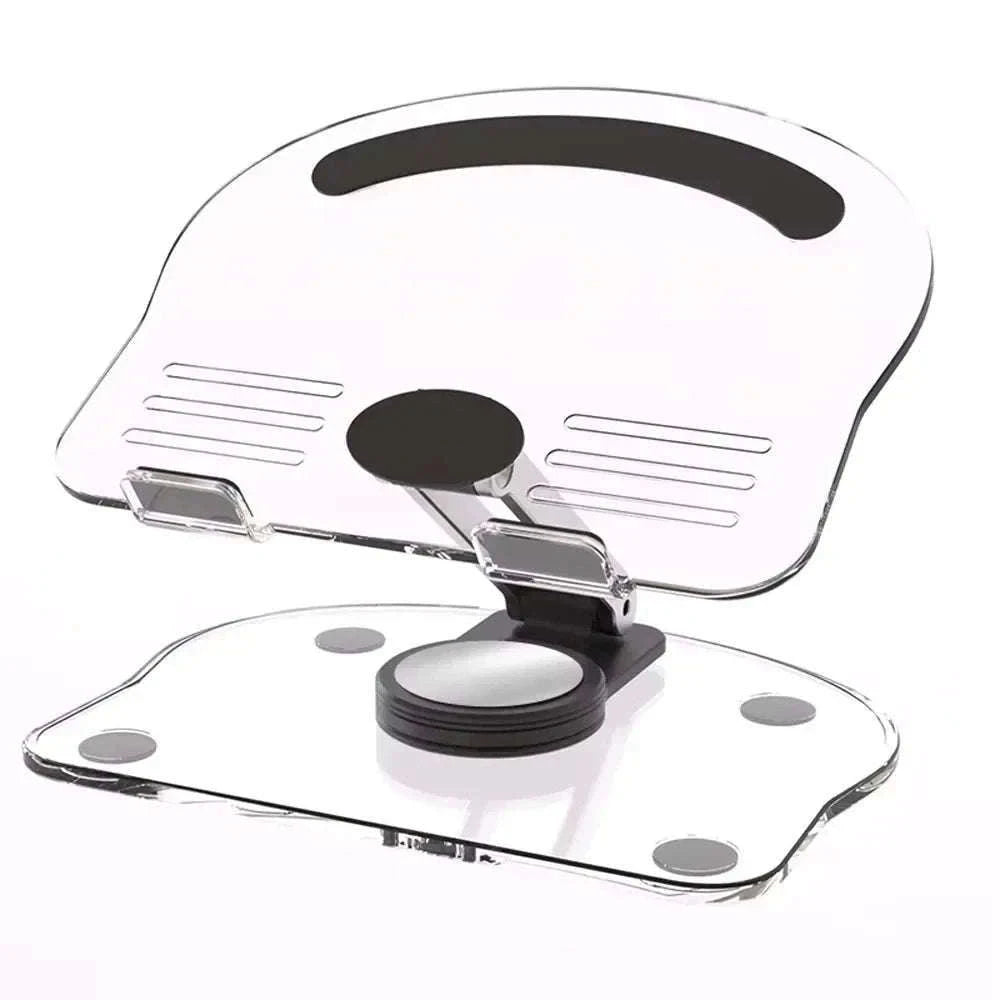 360° Rotating Adjustable Folding Tablet Stand for 4.7-13 Inch Devices-white