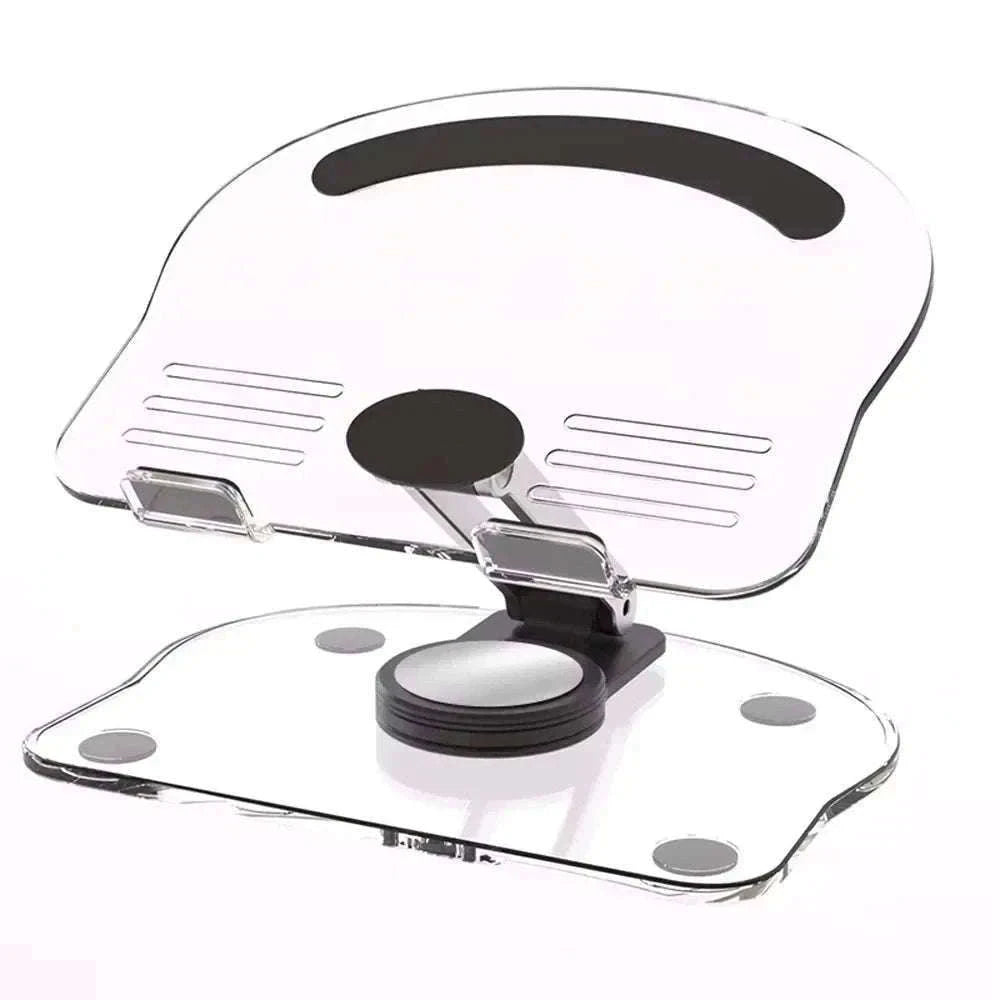 360° Rotating Adjustable Folding Tablet Stand for 4.7-13 Inch Devices-white