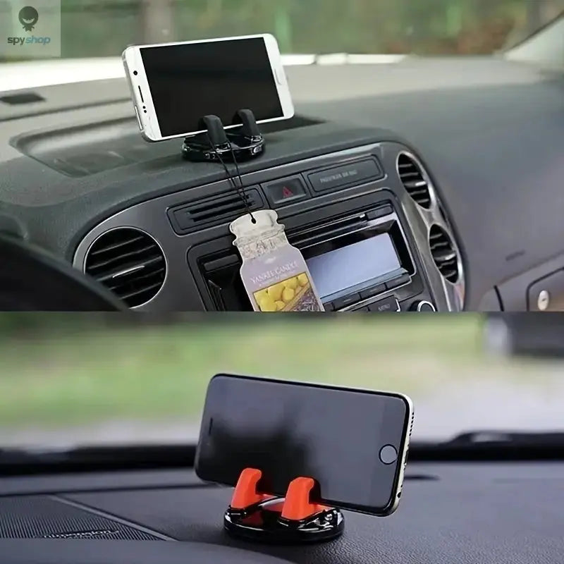 360° Rotatable Mobile Phone Holder Car Bracket Non-Slip GPS Navigation Car Mount Stand Support in Car Universal for All Phones Spy-shop.com