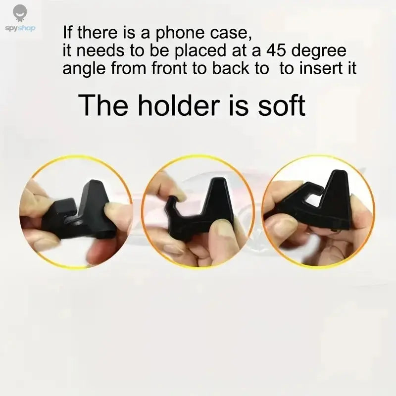 360° Rotatable Mobile Phone Holder Car Bracket Non-Slip GPS Navigation Car Mount Stand Support in Car Universal for All Phones Spy-shop.com