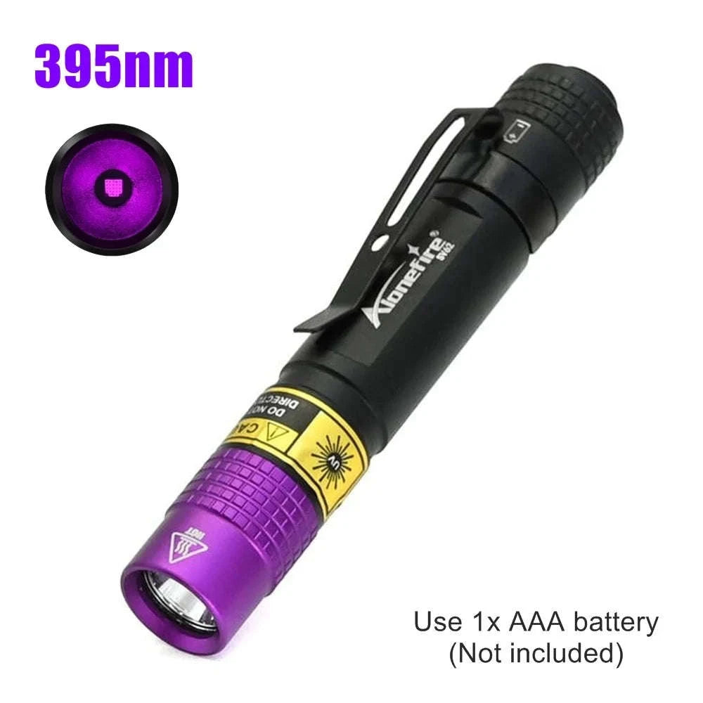 365/395nm UV Flashlight Mini Blacklight Detector-SV62 365NM