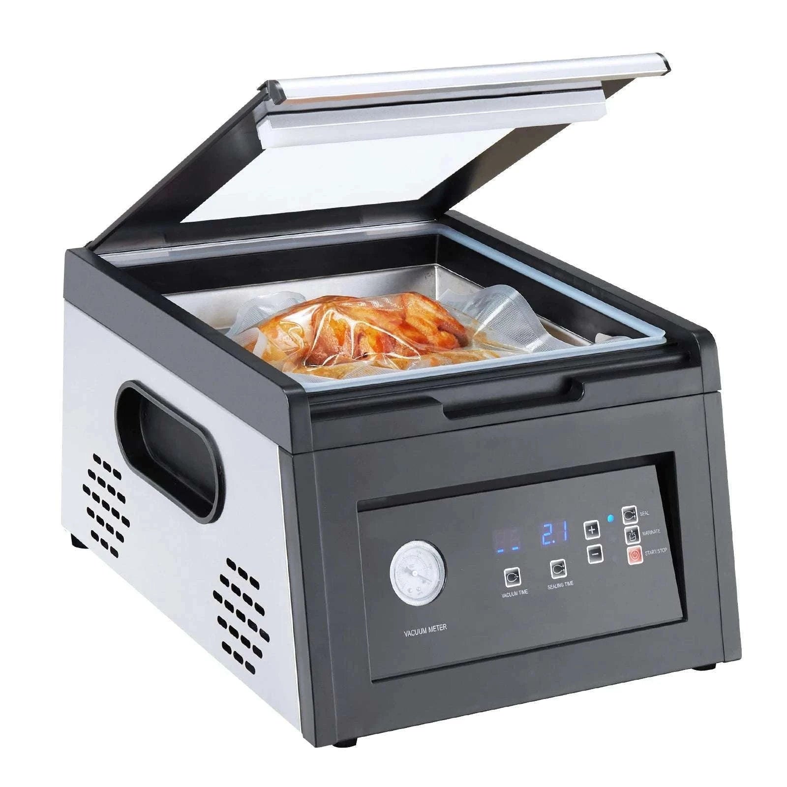 380W Chamber Vacuum Sealer with 11.5in Seal Bar for Wet Foods-380W / United States