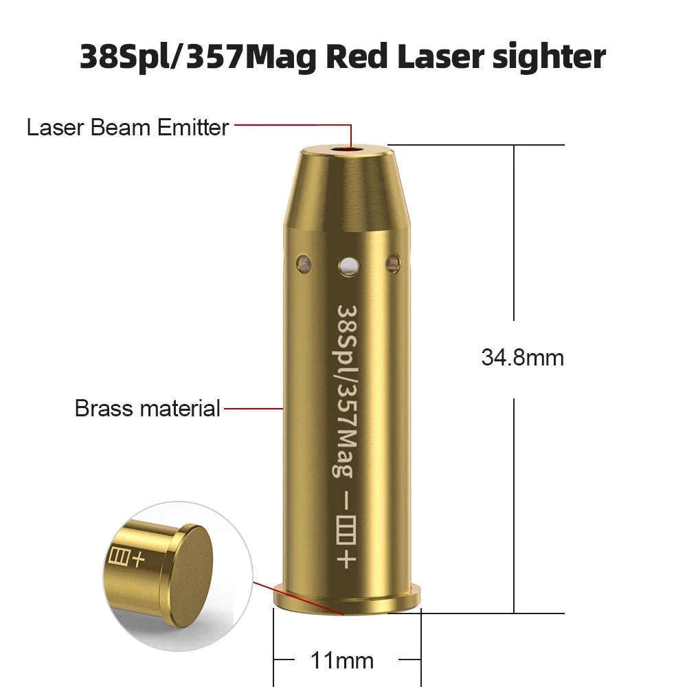 38Spl/357Mag Red Laser Calibration Tool-38spl.357Mag Red / Poland