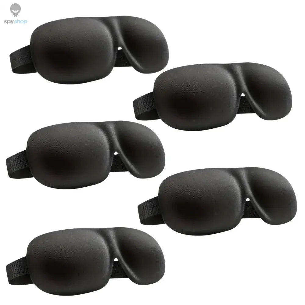 3D Contoured Sleep Mask 100% Light Blocking Eye Mask Ultra-Soft Skin-Friendly Material Breathable Eye Cover For Rest Travel Yoga
