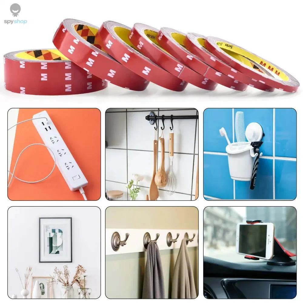 3Meters Strong Double Sided Adhesive Tape With High Viscosity For Automotive Use High Temperature Resistant Fixed Adhesive Patch Spy-shop.com