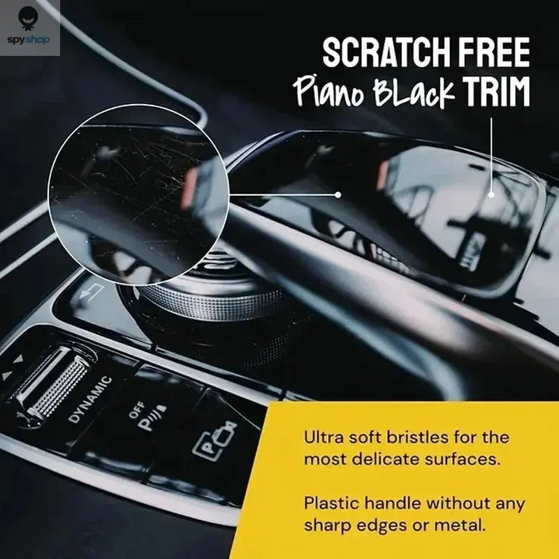 3PCS Car Exterior Interior Detail Brush Boar Hair Bristle Brushes for Car Cleaning Auto Detail Tools Dashboard Cleaning Brush