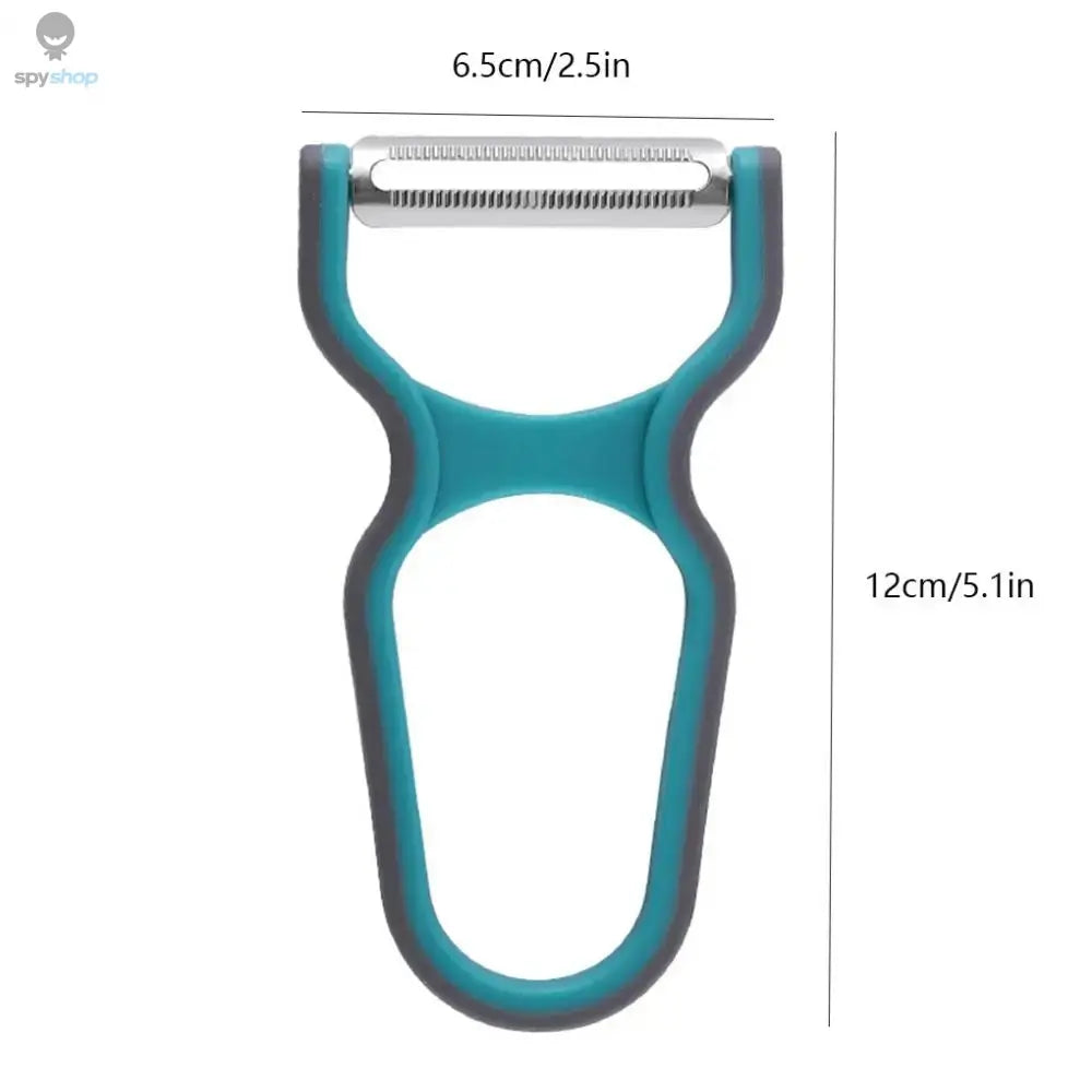 3Pcs Stainless Steel Multi-function Potato Peeler Fruit Vegetable Chopper Mini Spud Slicer Grater Set Random Color Kitchen Tools Spy-shop.com
