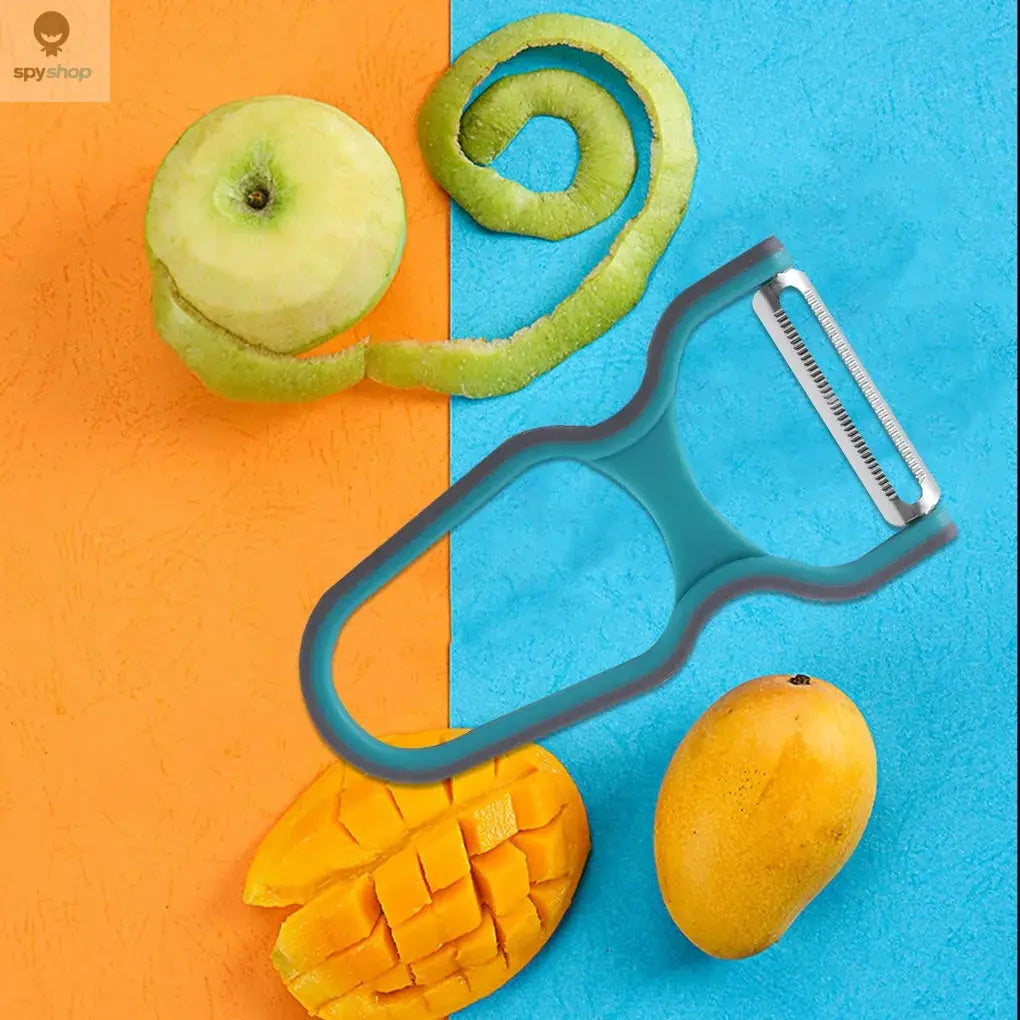 3Pcs Stainless Steel Multi-function Potato Peeler Fruit Vegetable Chopper Mini Spud Slicer Grater Set Random Color Kitchen Tools Spy-shop.com