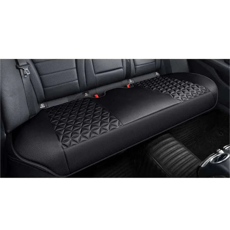 3D Breathable Car Seat Cushion Cover-Black front pad 1pc