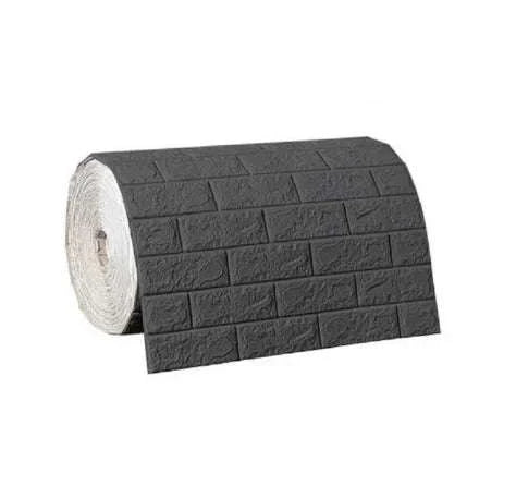 3D Brick Wall Sticker Wallpaper Roll-ash / 70CMX10M