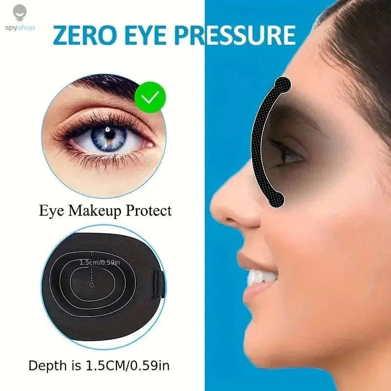 3D Contoured Sleep Mask – Ultra Soft, Breathable Light‑Blocking Eye Cover-4pcs with nose