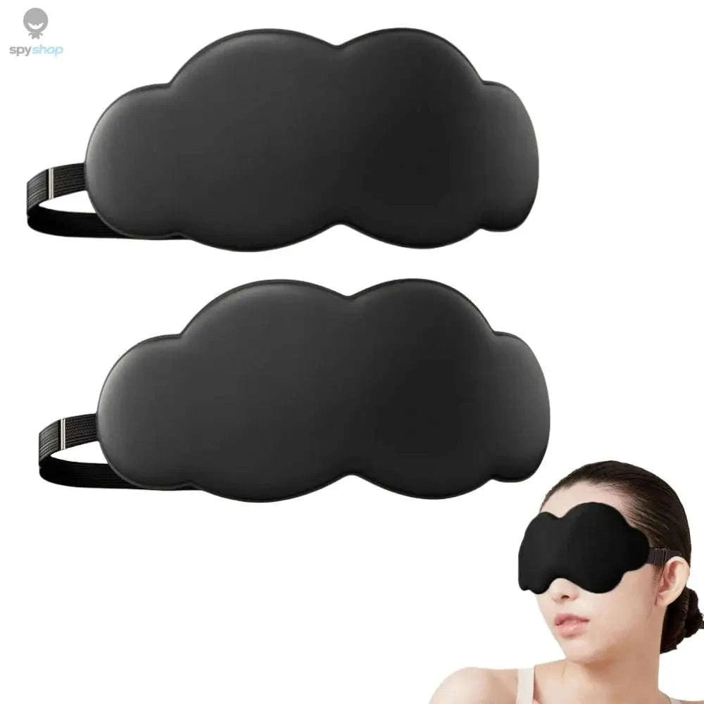 3D Contoured Sleep Mask – Ultra Soft, Breathable Light‑Blocking Eye Cover-4pcs with nose