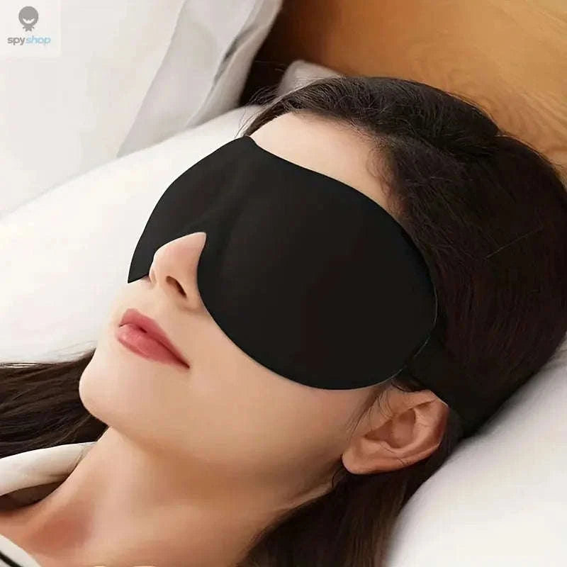 3D Contoured Sleep Mask – Ultra Soft, Breathable Light‑Blocking Eye Cover-4pcs with nose