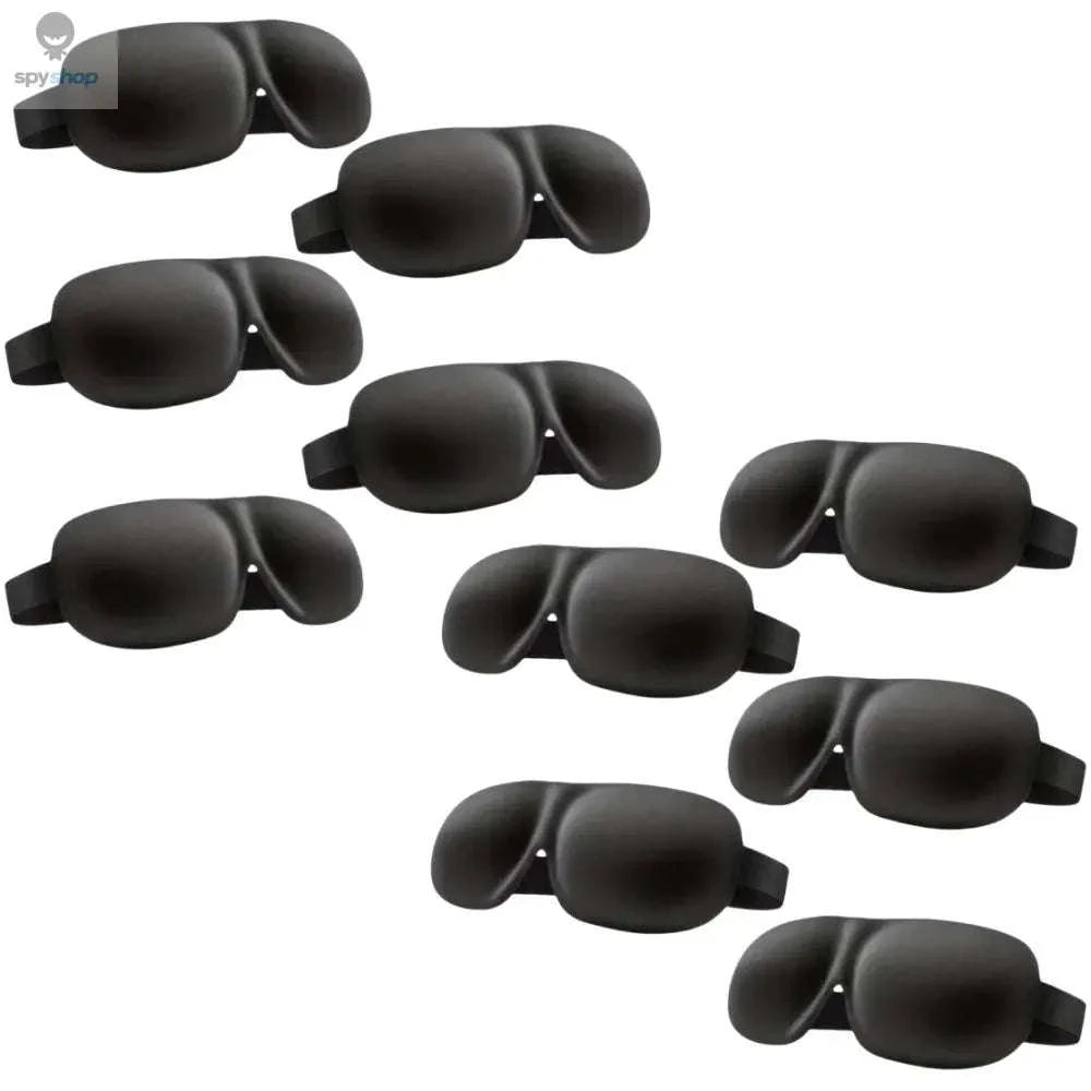 3D Contoured Sleep Mask – Ultra Soft, Breathable Light‑Blocking Eye Cover-4pcs with nose