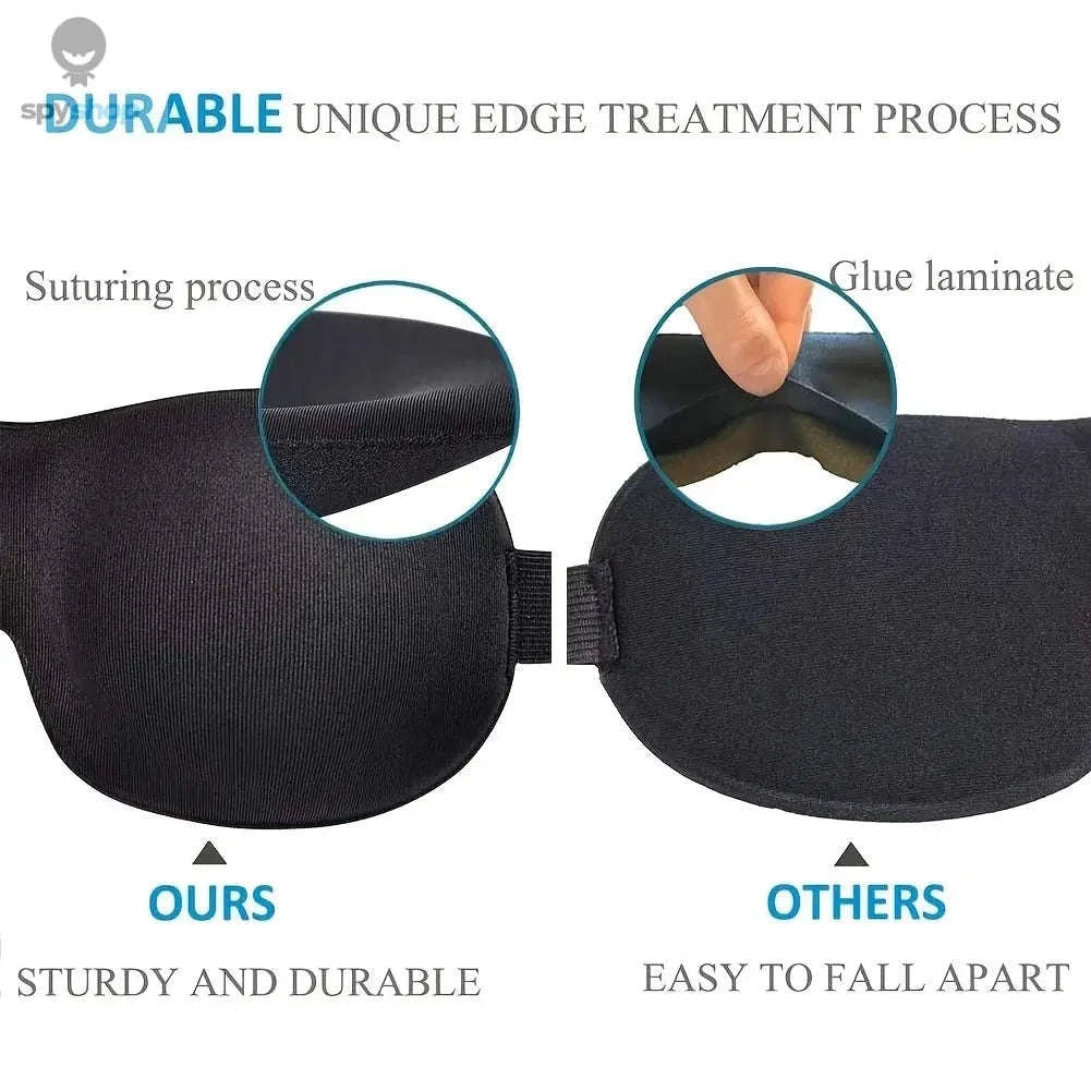 3D Contoured Sleep Mask – Ultra Soft, Breathable Light‑Blocking Eye Cover-4pcs with nose
