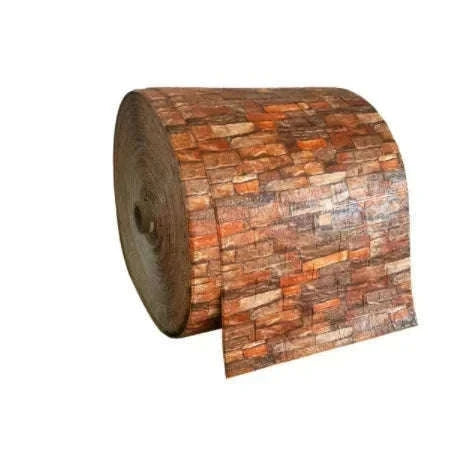 3D Foam Brick Wallpaper Roll – Peel and Stick Wall Covering-brick red / 70cmx200cm