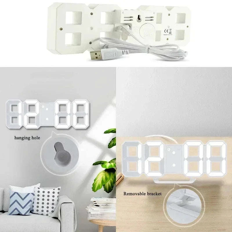 3D LED Digital Alarm Clock for Home, Office and Kitchen-03
