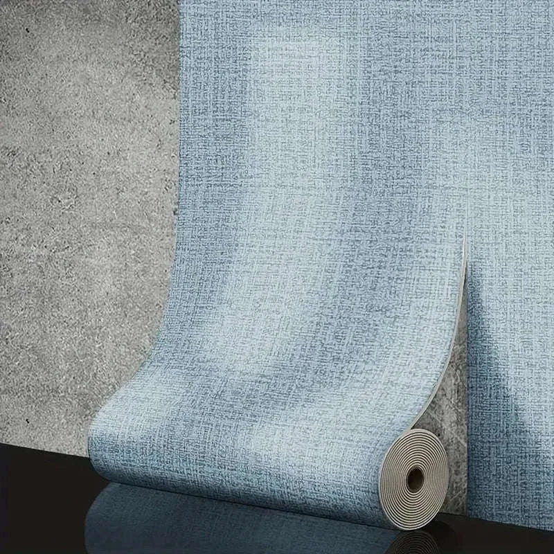 3D Linen Foam Wall Panels 50cm | Self-Adhesive & Waterproof-Grey / 1pcs 50cmX5m