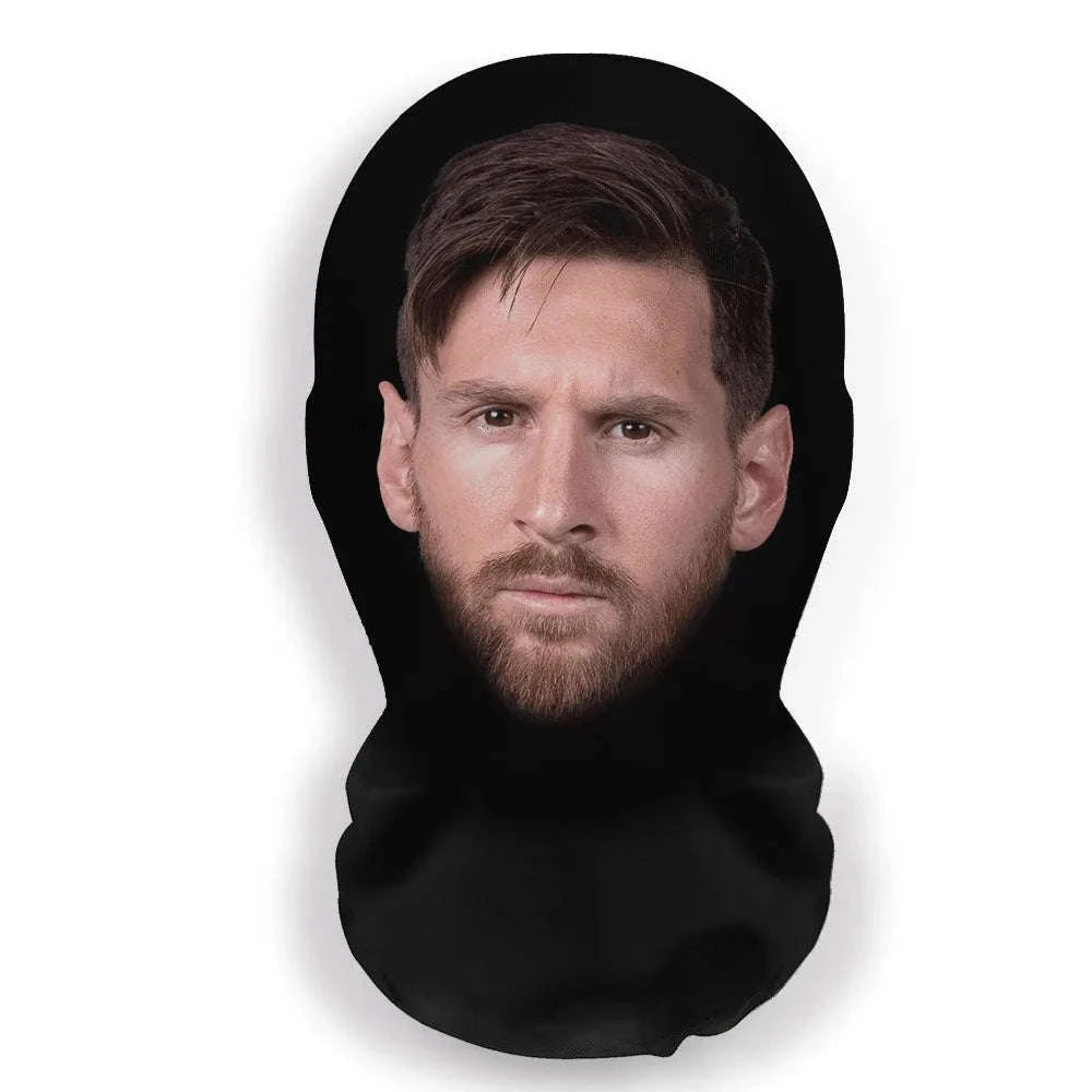 3D Printed Full-Face Cosplay Mask — Stretch Mesh Balaclava-TT-WS24031