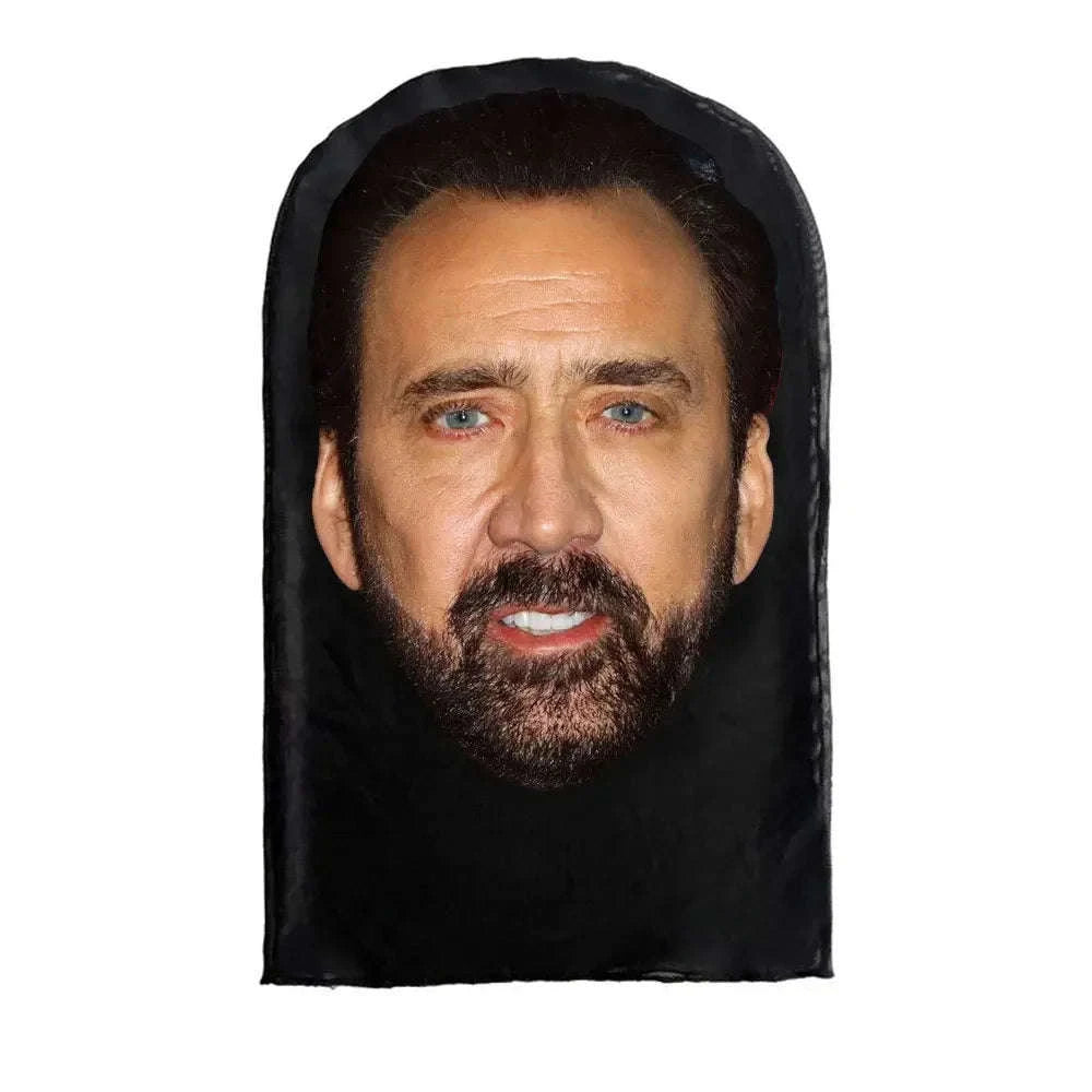 3D Printed Full-Face Cosplay Mask — Stretch Mesh Balaclava-TT-WS24031