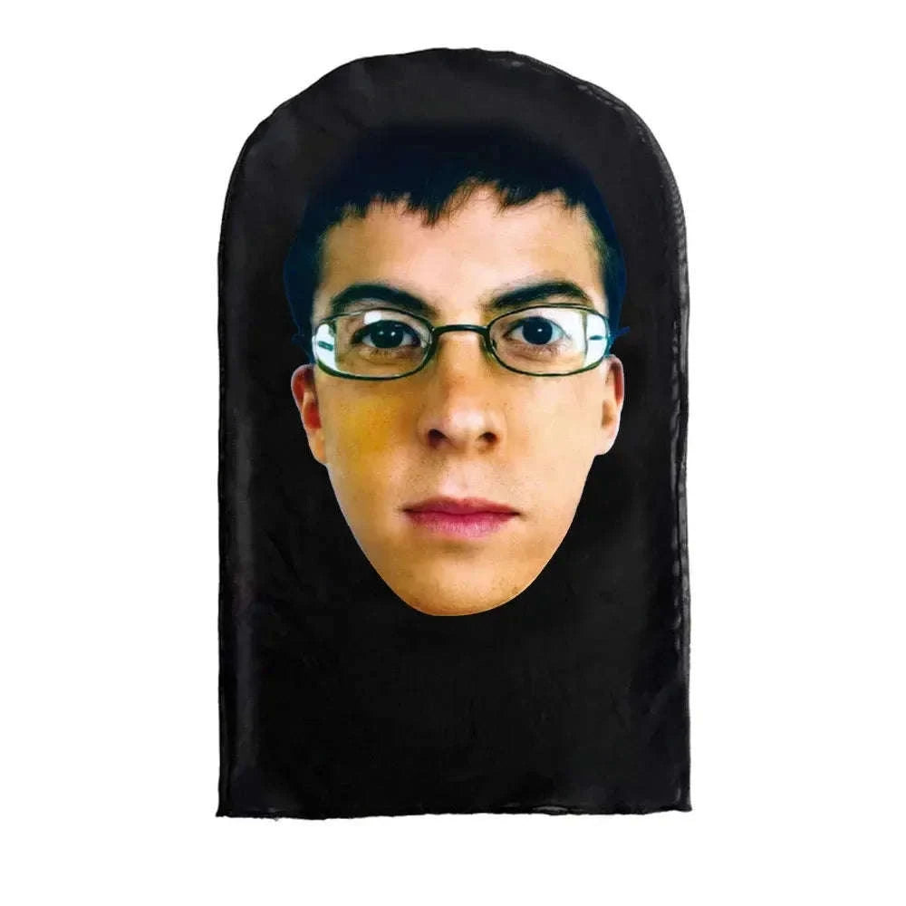 3D Printed Full-Face Cosplay Mask — Stretch Mesh Balaclava-TT-WS24031