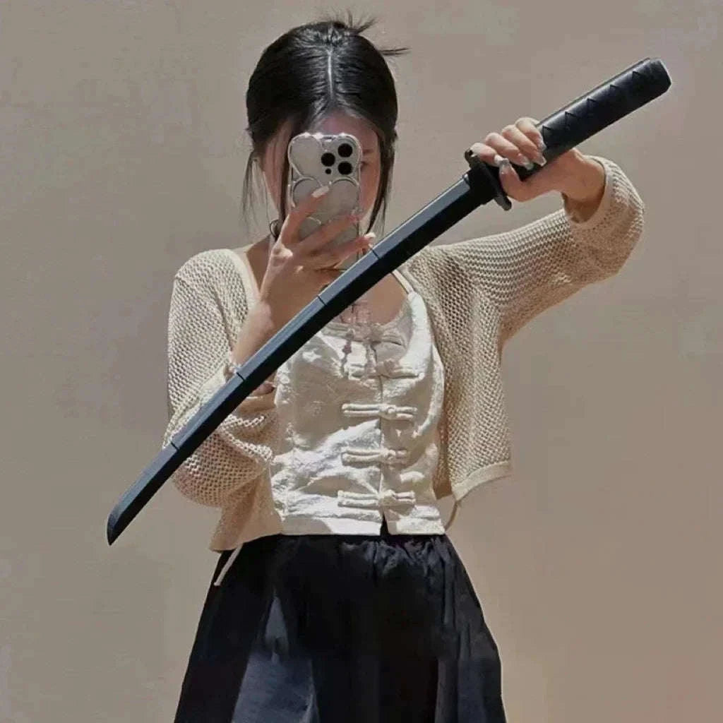 3D Printed Telescopic Katana — Gravity Folding Samurai Toy-2PCS