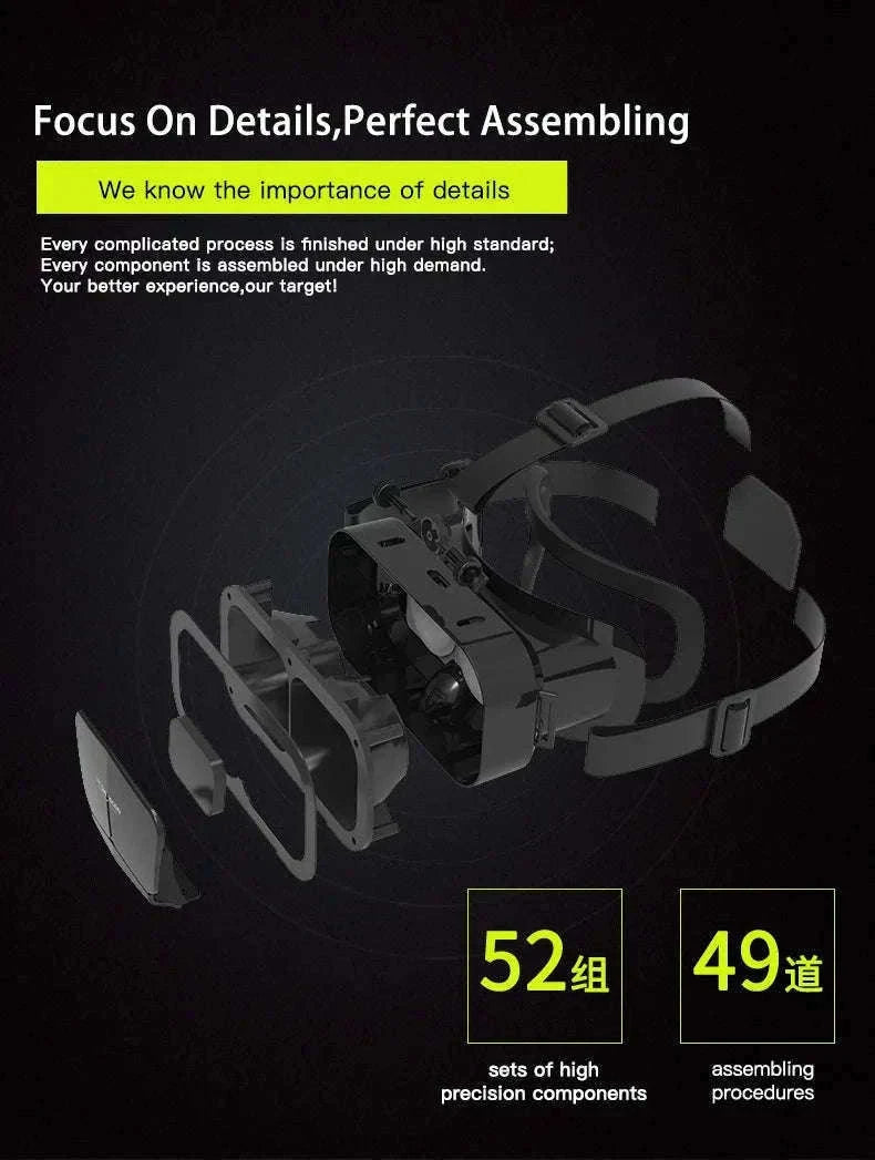 3D Virtual Reality Headset for Smartphones-Style C Only VR