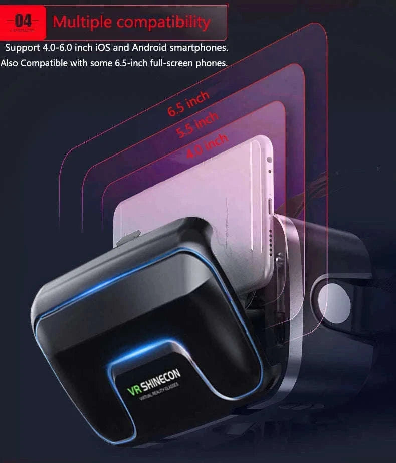 3D Virtual Reality Headset for Smartphones-Style C Only VR