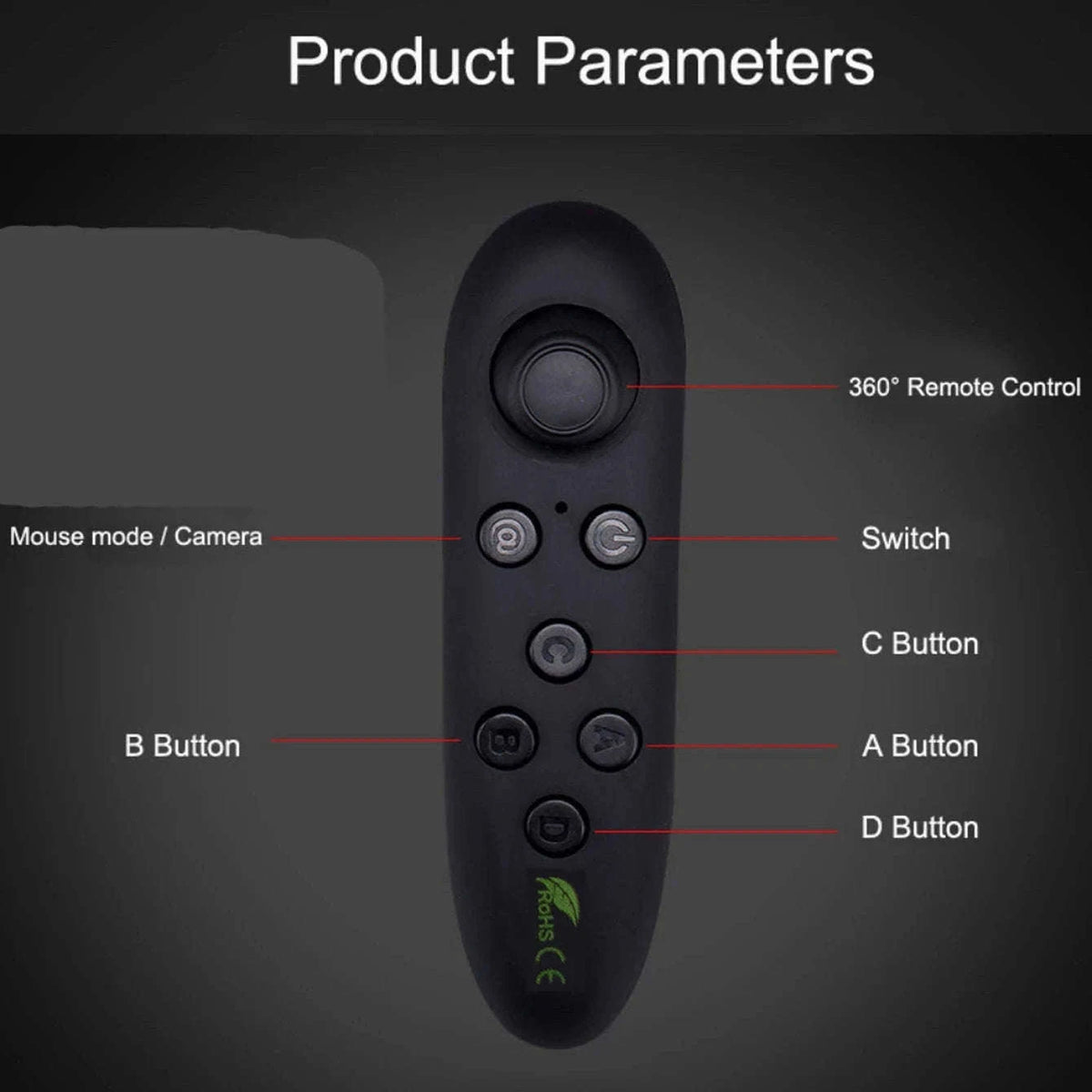 3D Virtual Reality Headset for Smartphones-Style C Only VR