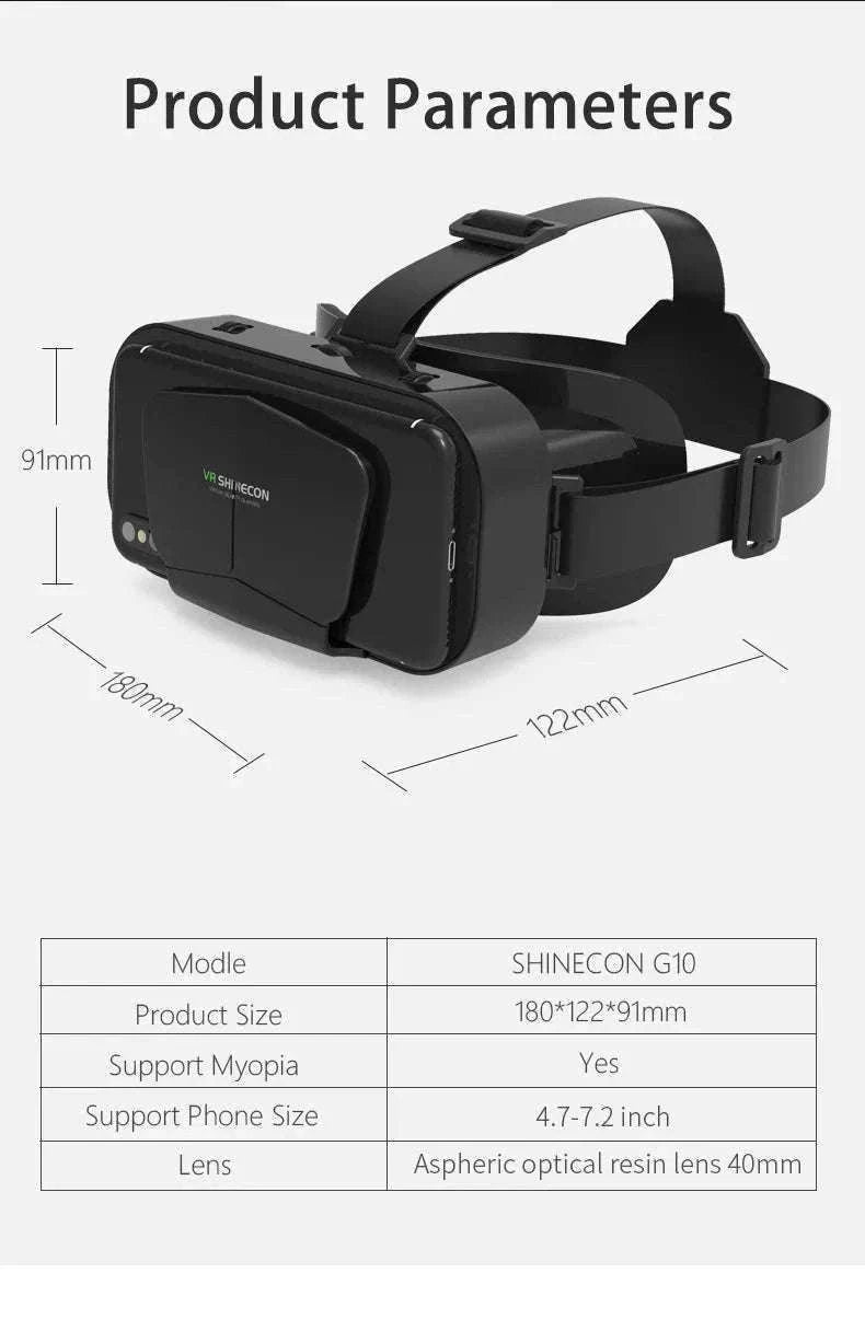 3D Virtual Reality Headset for Smartphones-Style C Only VR