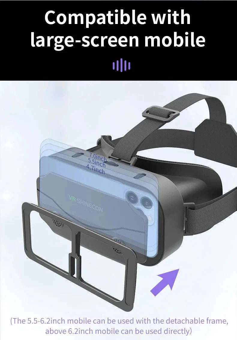3D Virtual Reality Headset for Smartphones-Style C Only VR