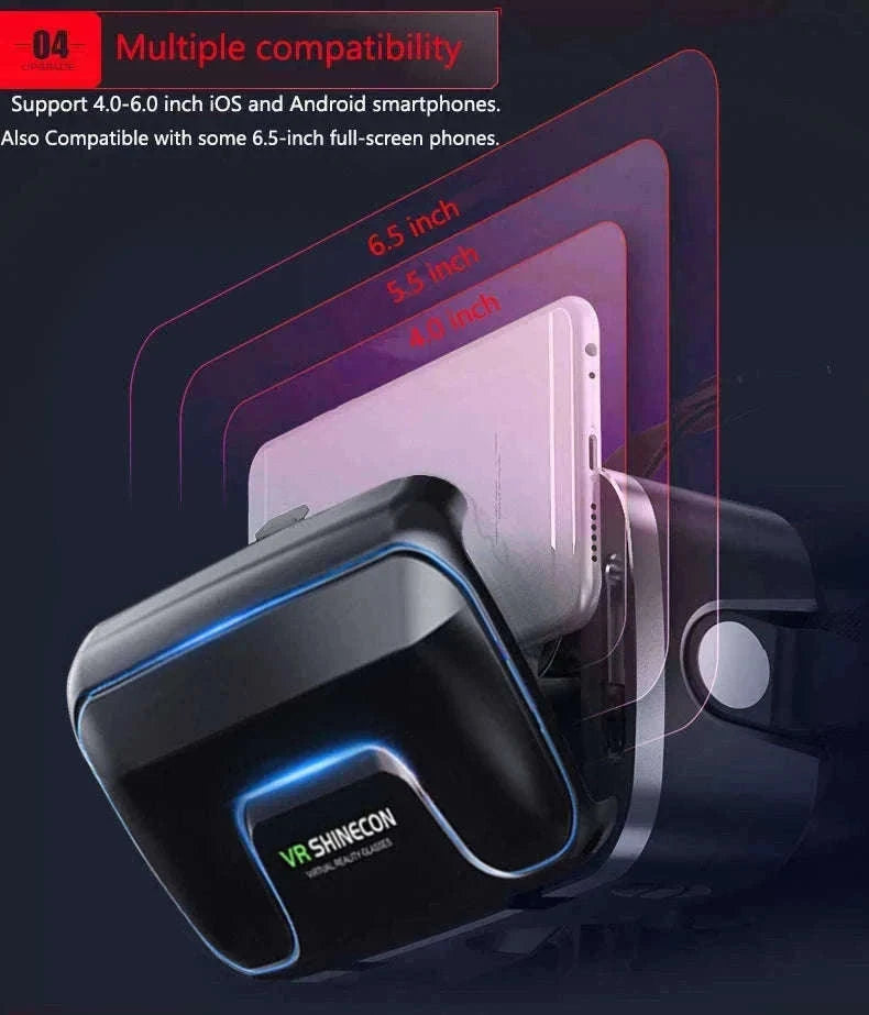 3D Virtual Reality Headset for Smartphones-Style C Only VR
