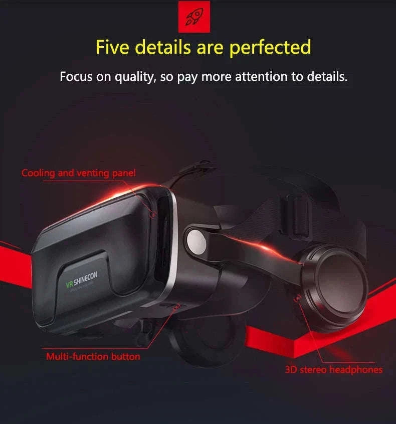3D Virtual Reality Headset for Smartphones-Style C Only VR