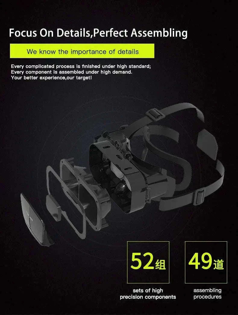 3D Virtual Reality Headset for Smartphones-Style C Only VR
