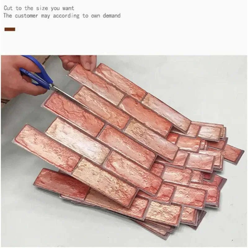 3D Wall Stickers – Peel & Stick Home Decor Panels-Wall sticker / 10pcs