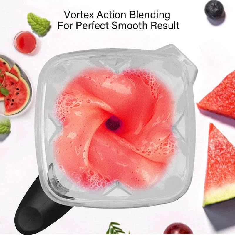 3HP 2200W Commercial Blender with Timer and 2L BPA-Free Jar-With Extra 3 Parts / UK Plug / United Kingdom