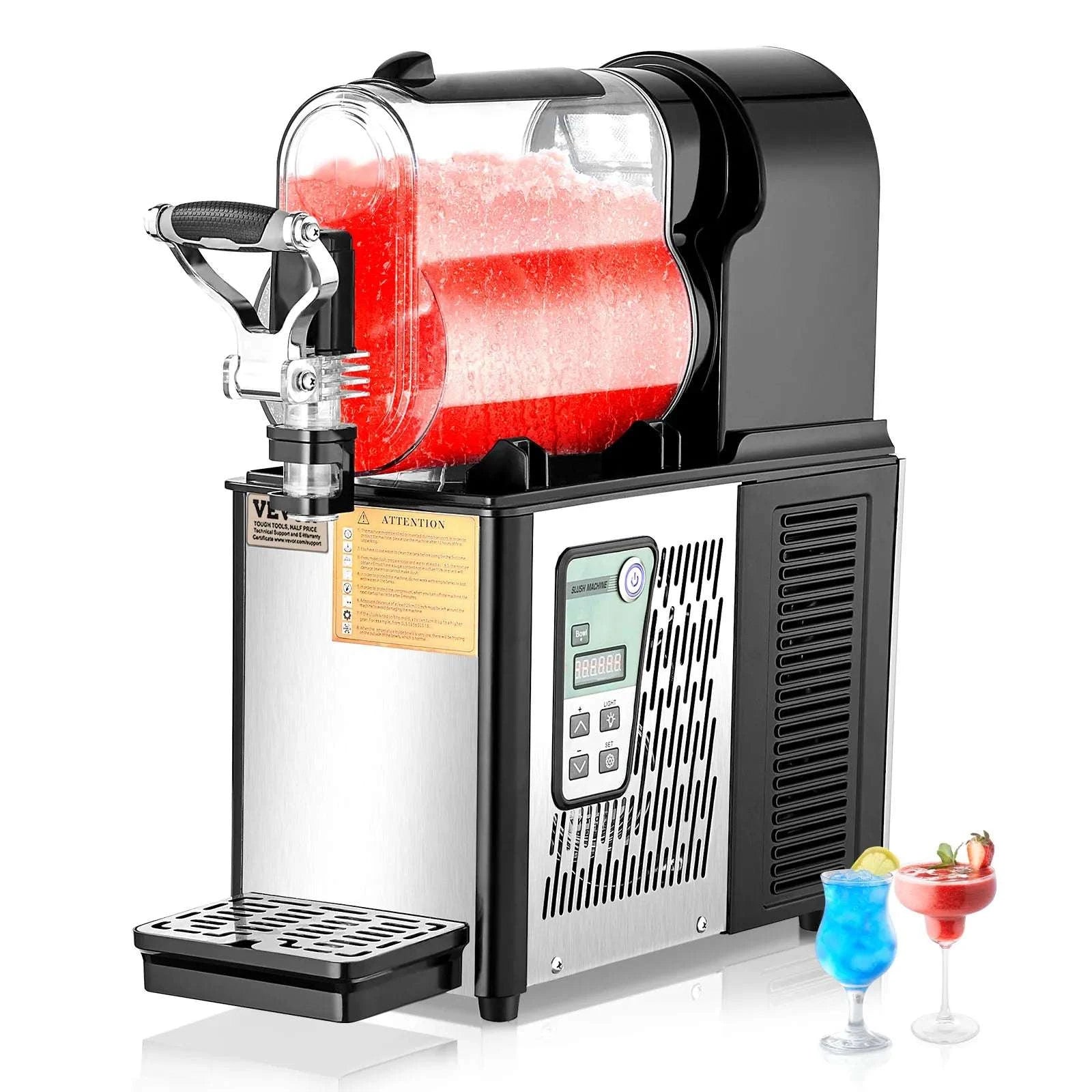 3L Commercial Slushy Machine with Adjustable Temperature Control-3L / United States
