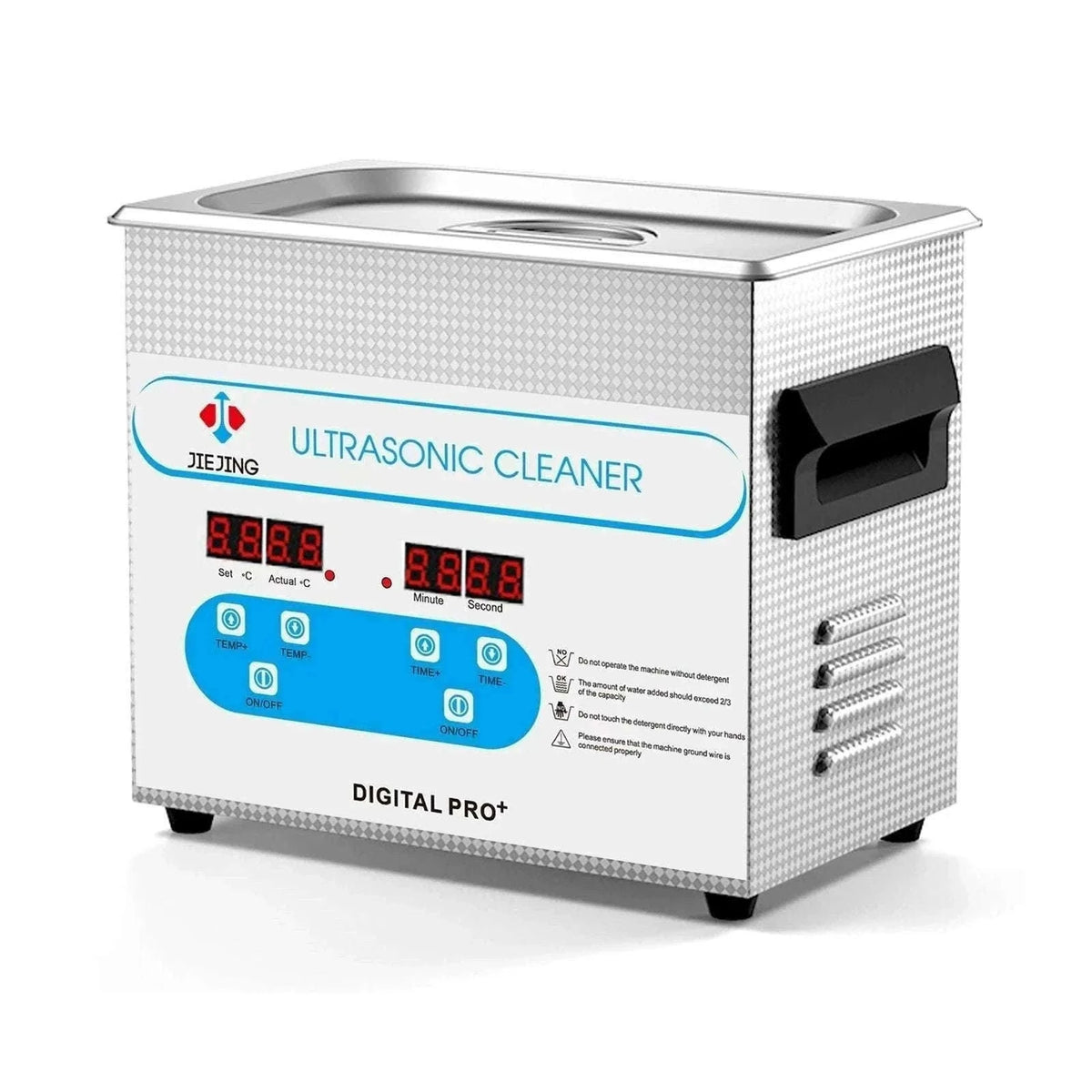 3L Ultrasonic Cleaner with Heat & Timer for Jewelry Glasses-220V-Digital-AU Plug / China Mainland