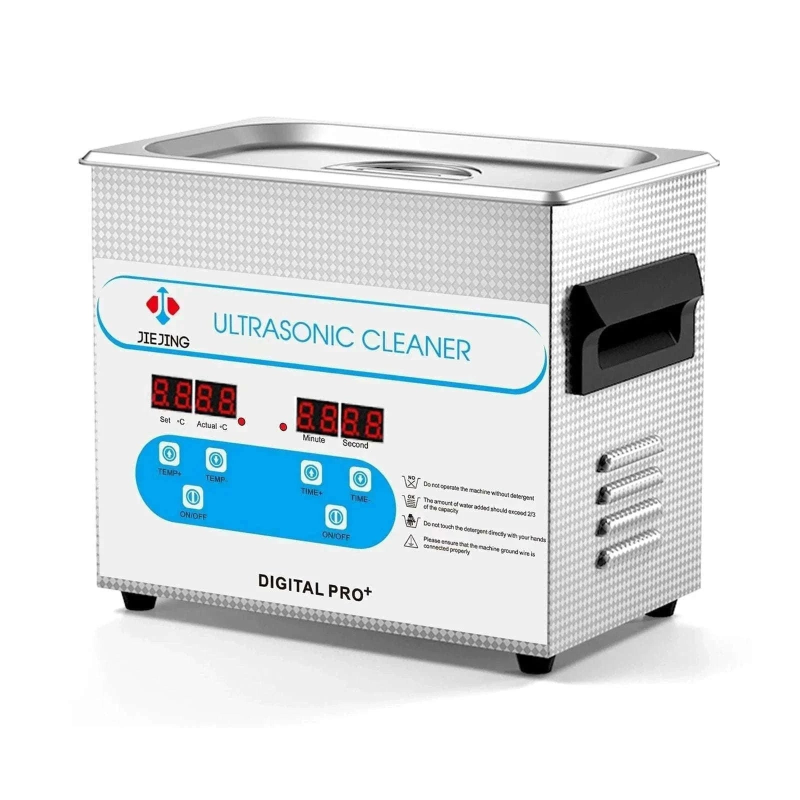 3L Ultrasonic Cleaner with Heat & Timer for Jewelry Glasses-220V-Digital-AU Plug / China Mainland