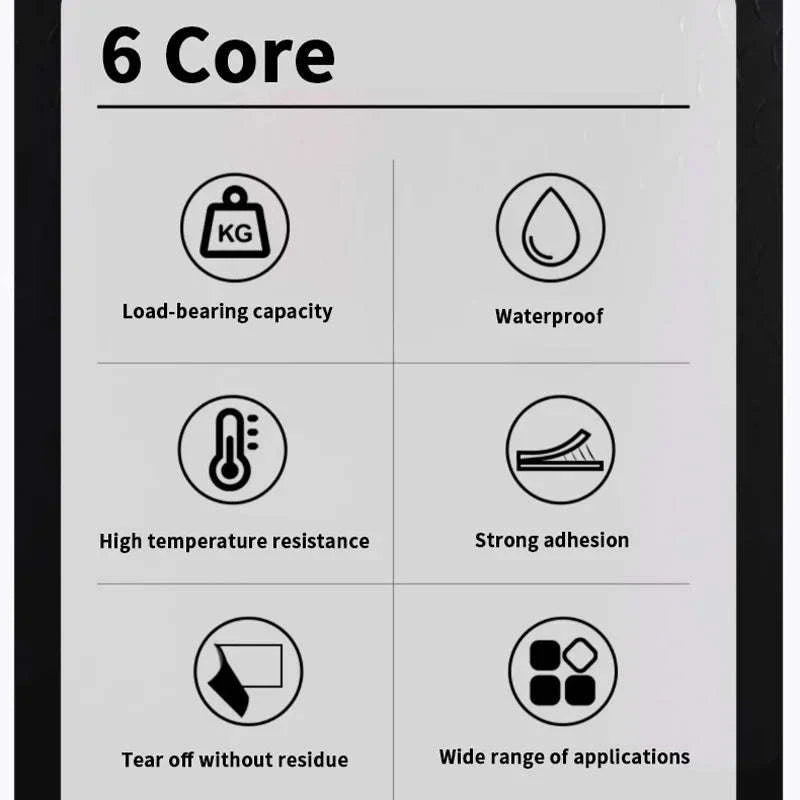 3M Double-Sided VHB Car Tape-Round-5pcs / 30-30mm / CHINA