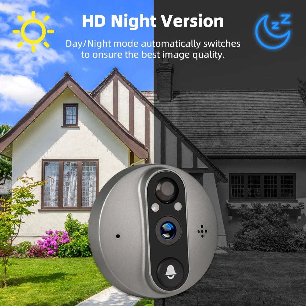 3MP Smart WiFi Peephole Camera-Peephole