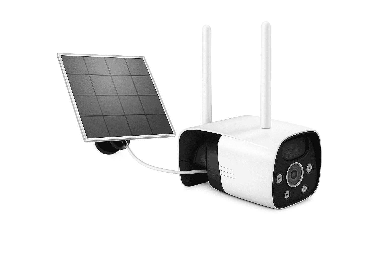 3MP Solar WiFi Security Camera Outdoor with Night Vision & PIR Detection-3MP NO SD Card