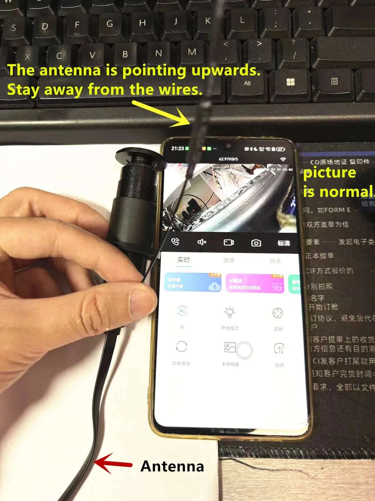 3MP WiFi Peephole Camera with 155° Wide-Angle Door View-NO TF CARD