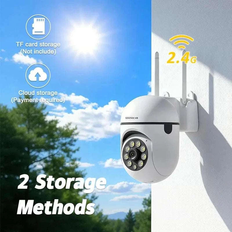 3MP WiFi PTZ Security Camera with 360° View & Two-Way Audio-