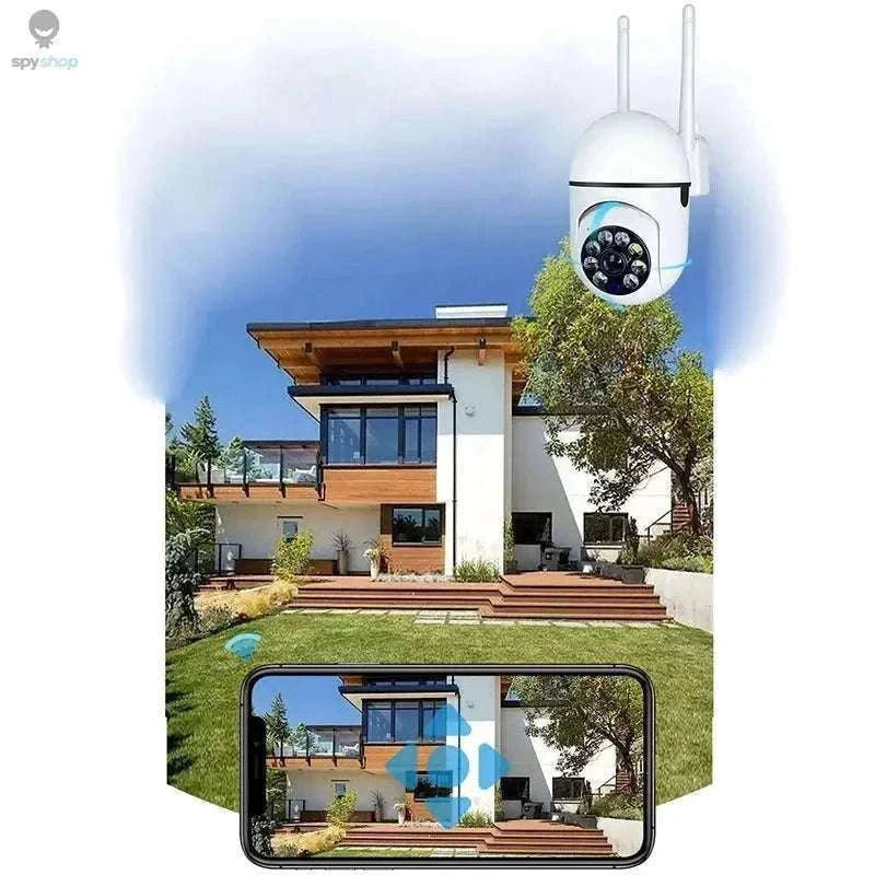 3MP WiFi PTZ Security Camera with Night Vision and Alerts-EU Plug