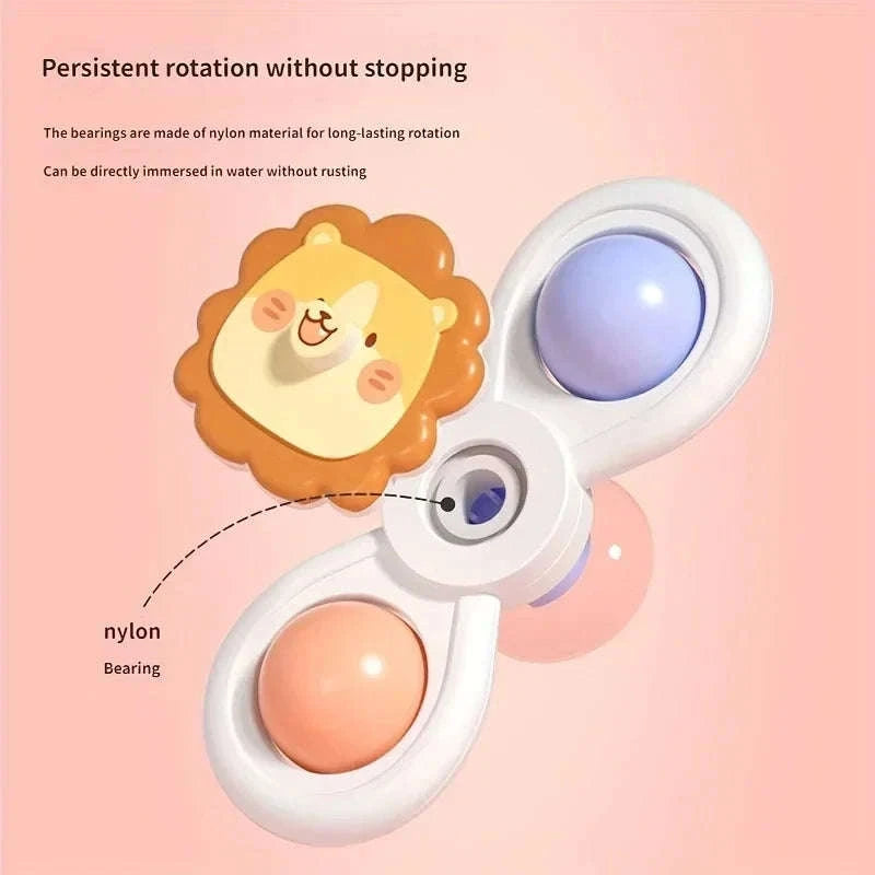 3PCS Suction Cup Spinner Toy for Bath-3pcs