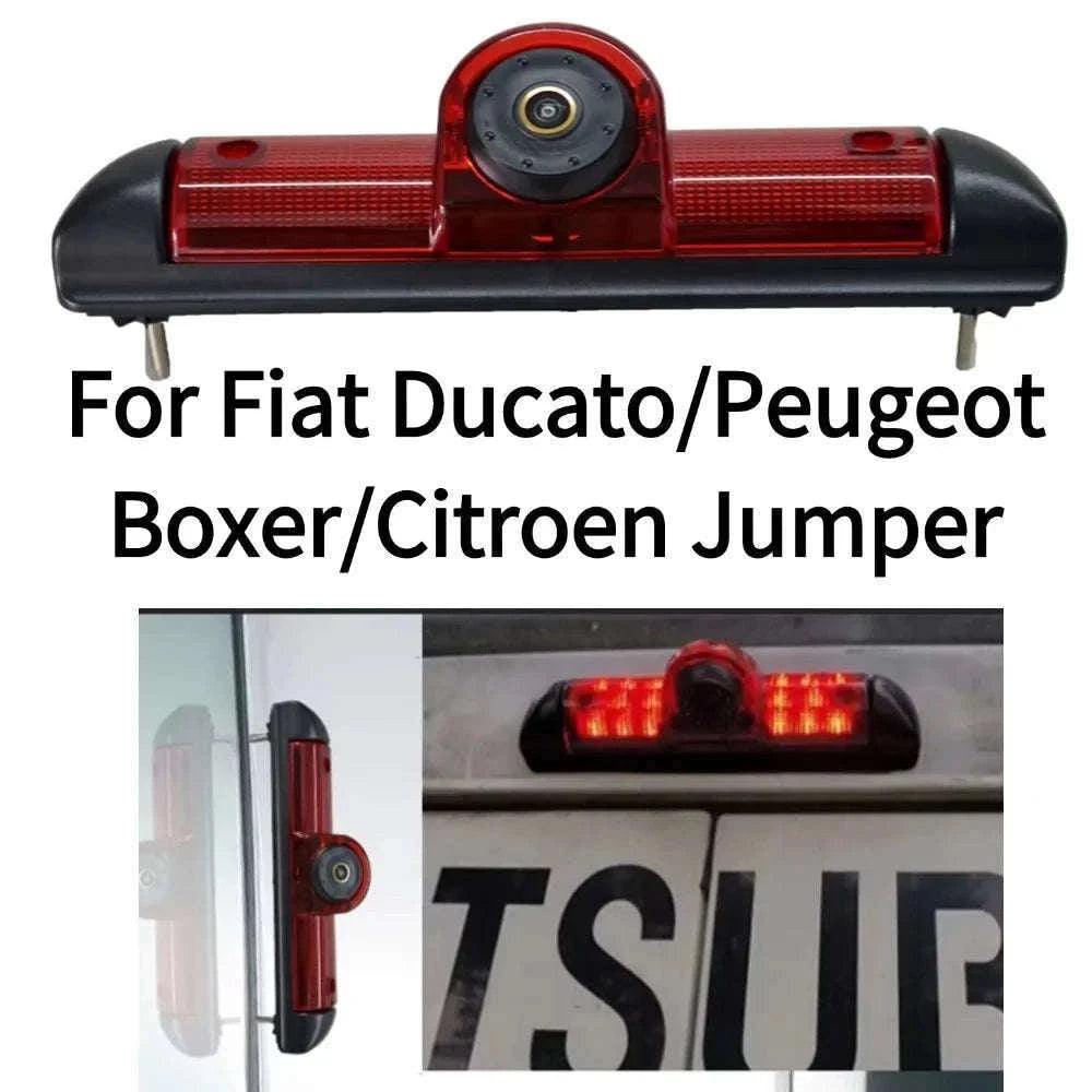 3rd Brake Light Reverse Camera for Ducato Boxer Jumper 170°-black